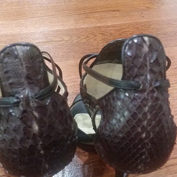 Camilla Skovgaard (London) snake skin heels - Picture 6 of 9